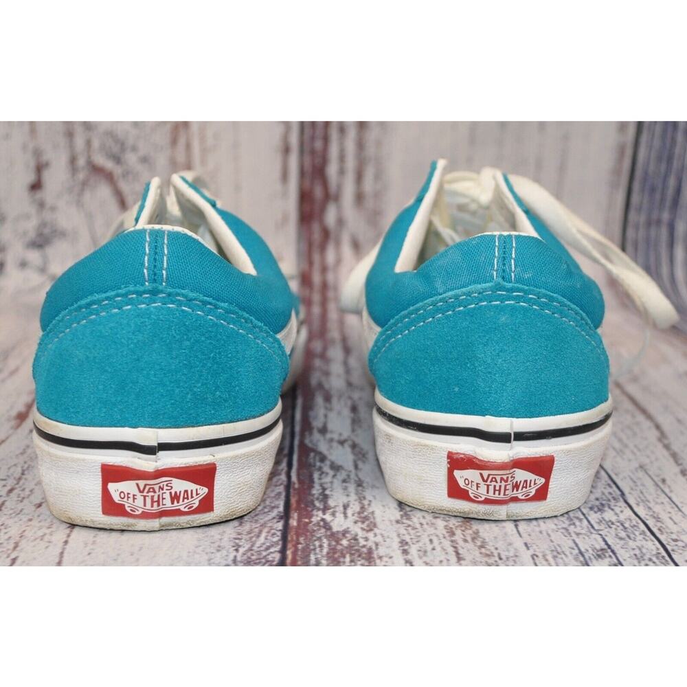 VANS Off The Wall Old Skool Skateboard Shoes 751505 Teal Men's 4.5 Women's 6 - Picture 7 of 8